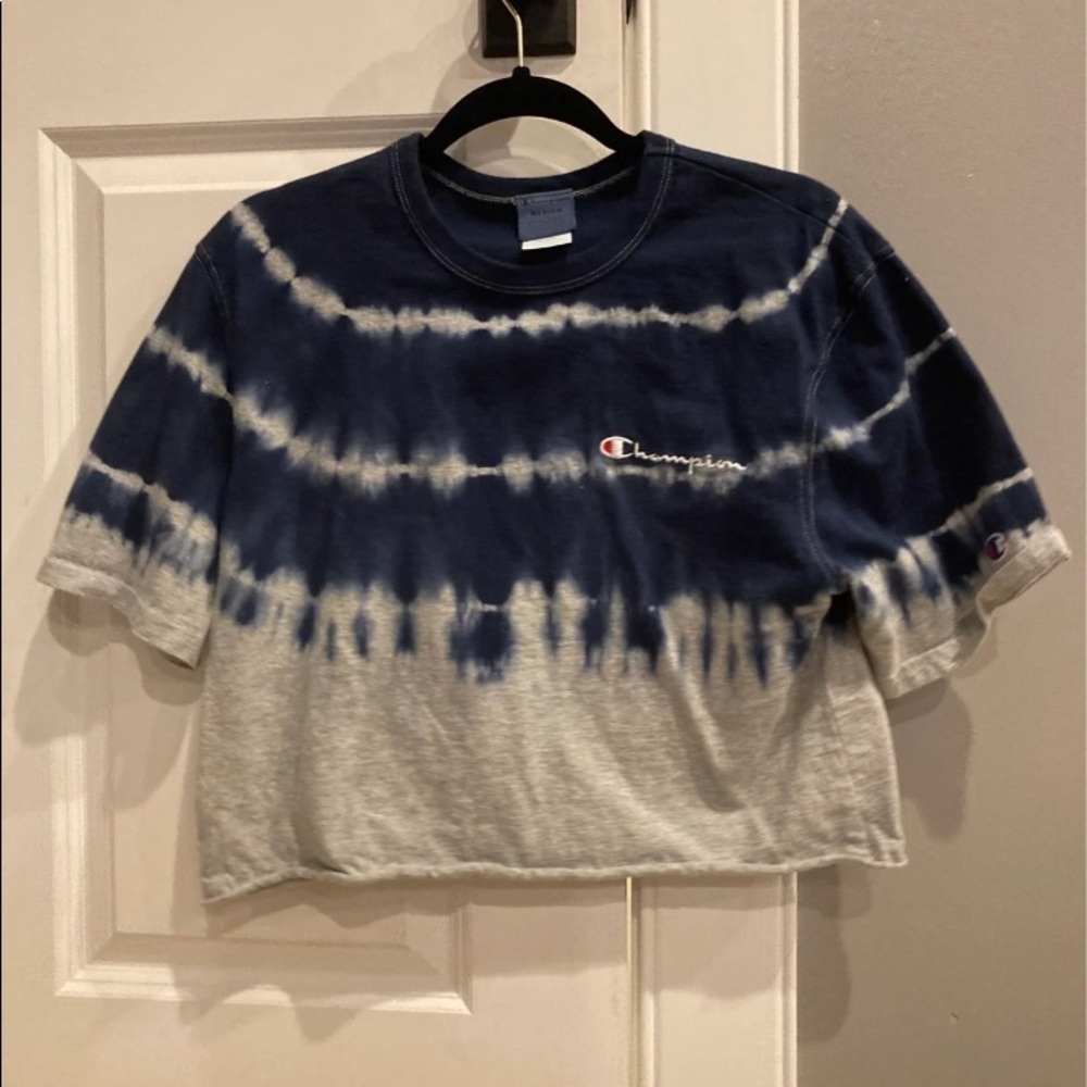 Tie dye champion crop